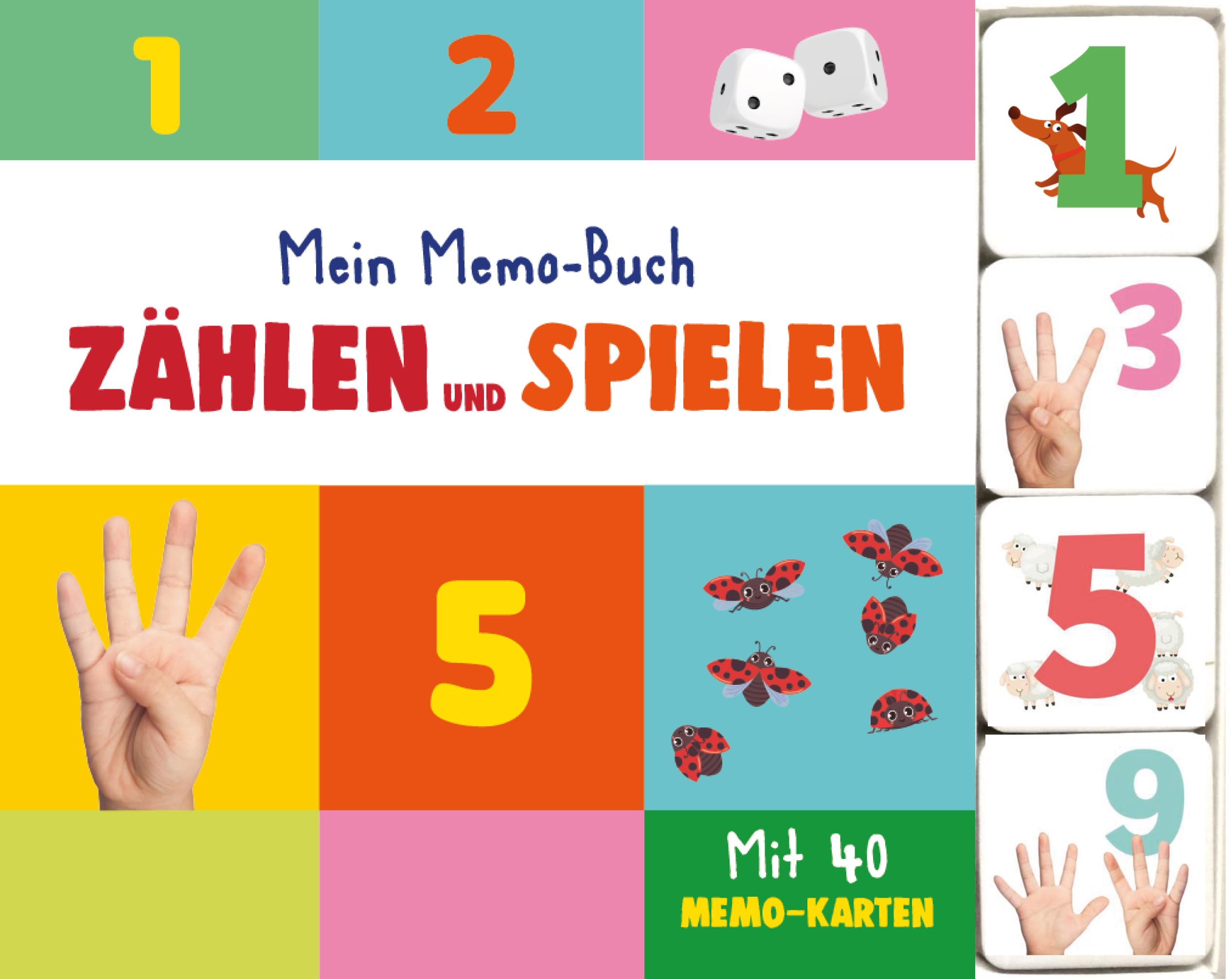 Mein Memo-Buch Zählen und Spielen: Mit 40 Memo-Karten! Für Kinder ab 3 Jahren