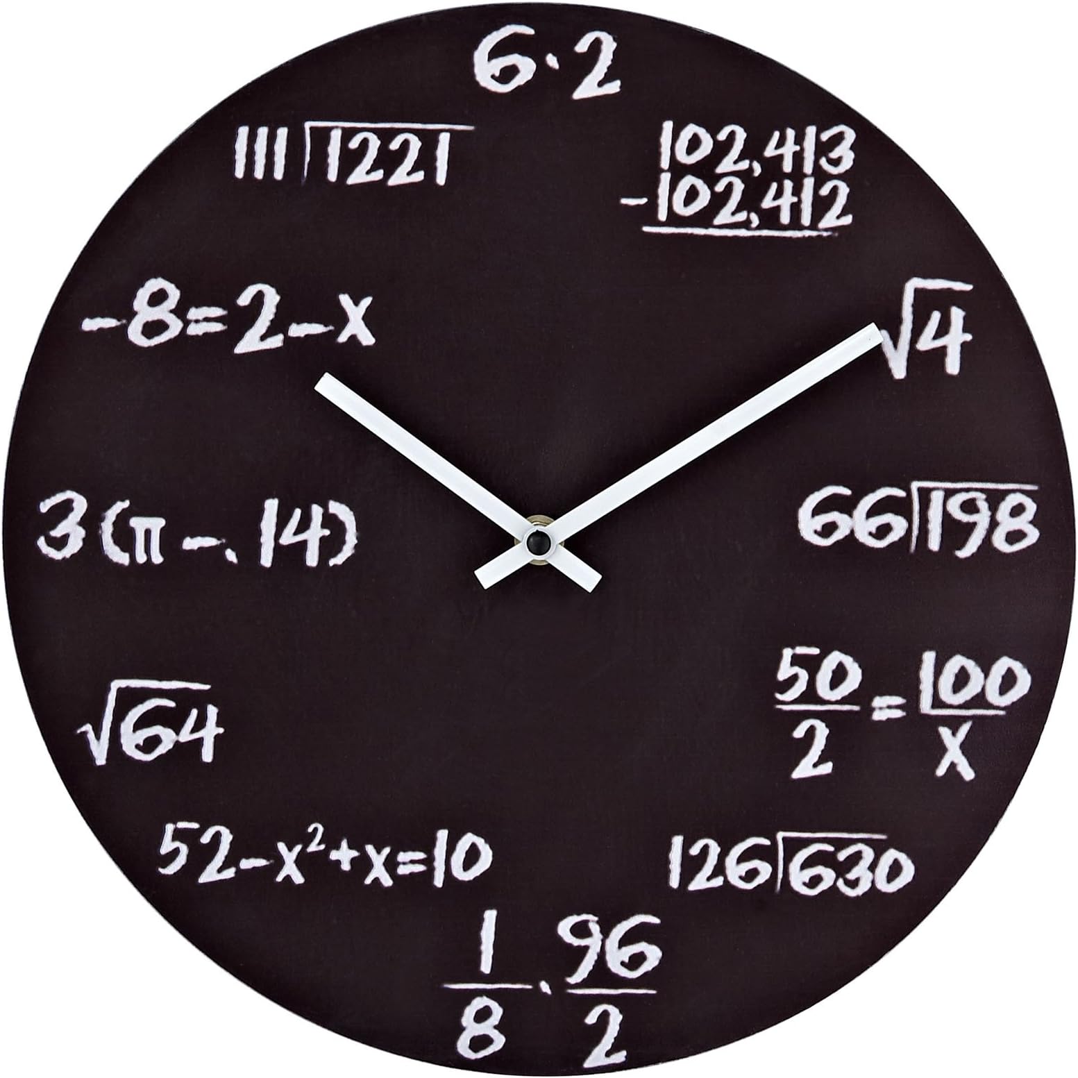 Wall Clock, Matte Black