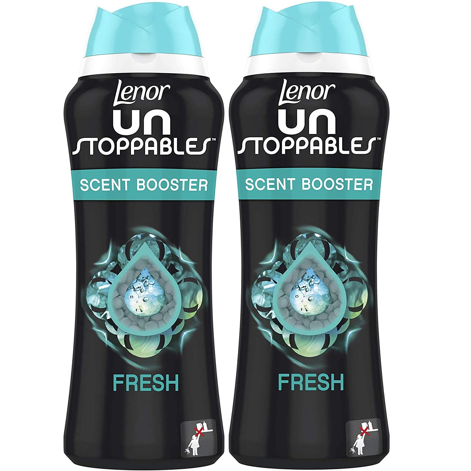 Lenor Unstoppables in-Wash Laundry Scent Booster Beads Fresh Scent, 42 Washes (570 gm) 2 Pack