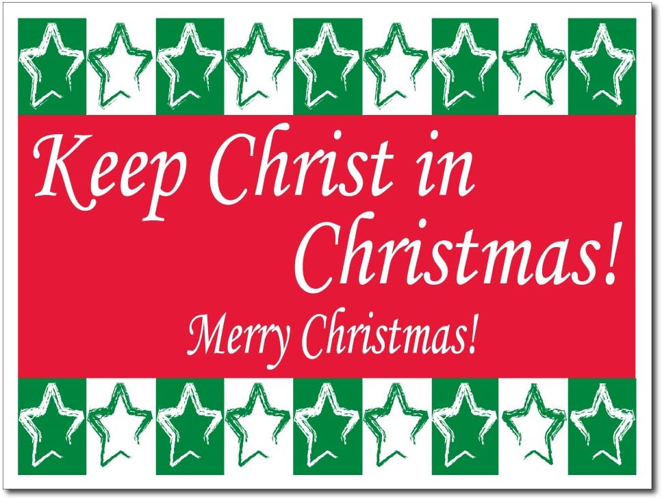 VictoryStore Yard Sign Outdoor Lawn Decorations: Religious Christmas Lawn Signs Set of 6, 3 Different Designs, 18 Inches by 24 Inches Each, Includes 2 Stakes Per Sign