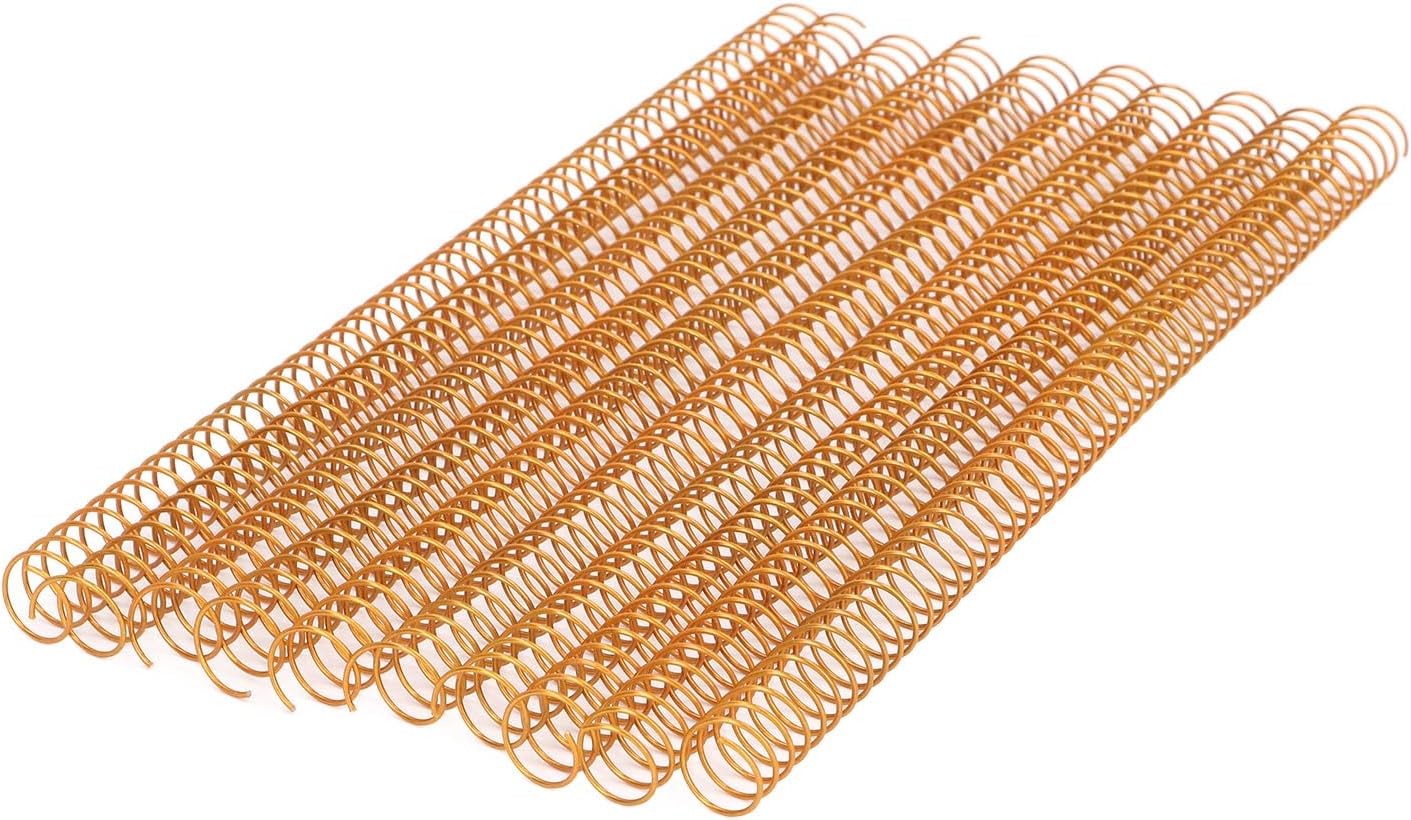 Spiral Binding Coils 16mm Diameter 48 Loop | Holds 140 Sheets Standard Paper | 4:1 Pitch Coils for Binding Machines/Office Documents/Presentations | Set of 100
