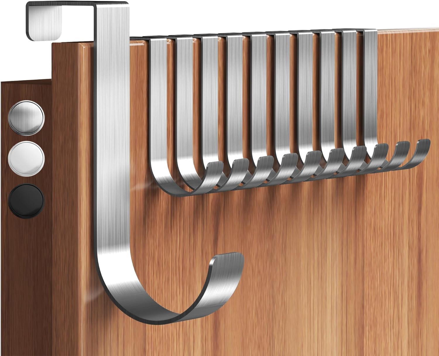 Accappatoio Bagno 1.6mm Set 10 Pezzi Gancio Porta Appendiabiti Stabile