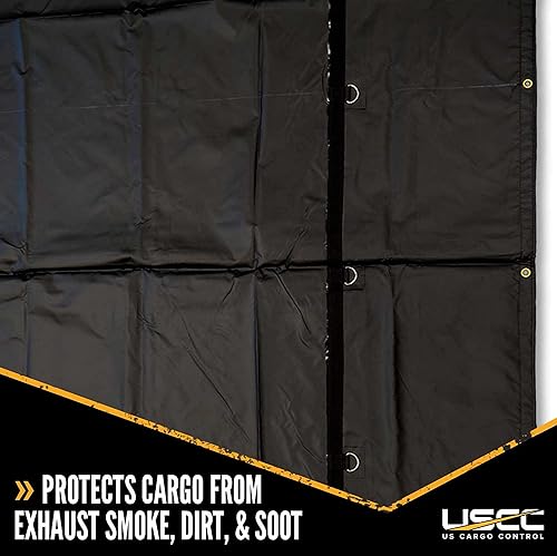 Miniatura 7 de US Cargo Control Lona ahumada de alta resistencia, 10 pies de largo x 12 pies de ancho, protege tu carga del humo, la suciedad y el hollín,