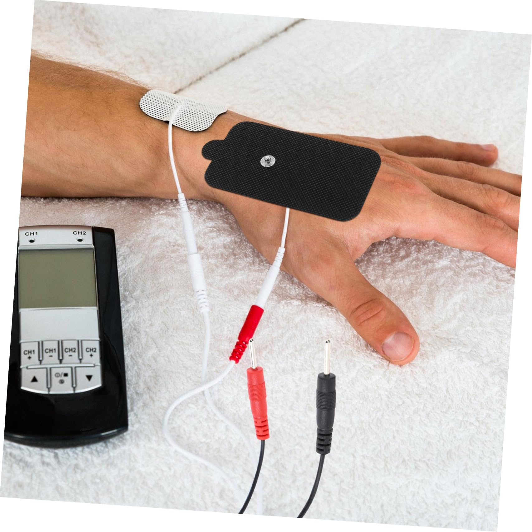 BESTYASH 16stücke Elektrodenleitung Für Therapiegeräte Geeignet Für Massagegeräte Installieren Und Zuverlässig Kompatibel Mit Meisten Behandlungsgeräten
