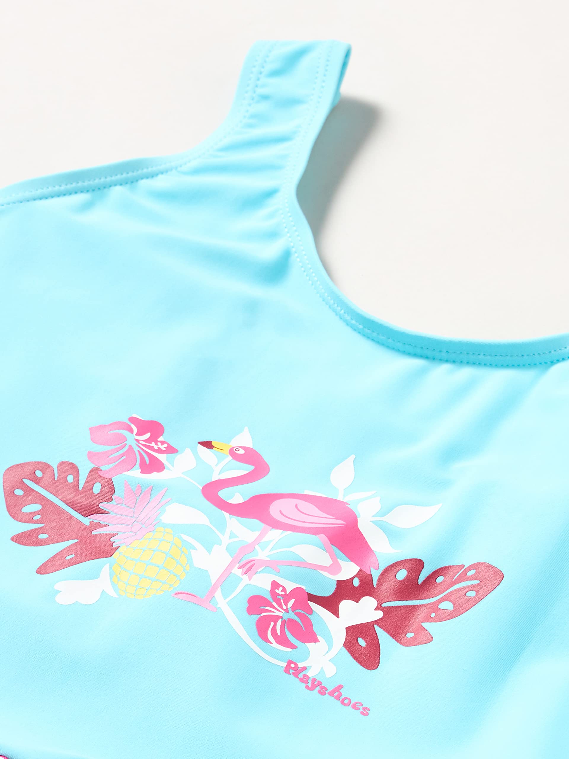 Playshoes Unisex dziecięcy kostium kąpielowy z ochroną przed promieniowaniem UV, Flamingo, 134-140