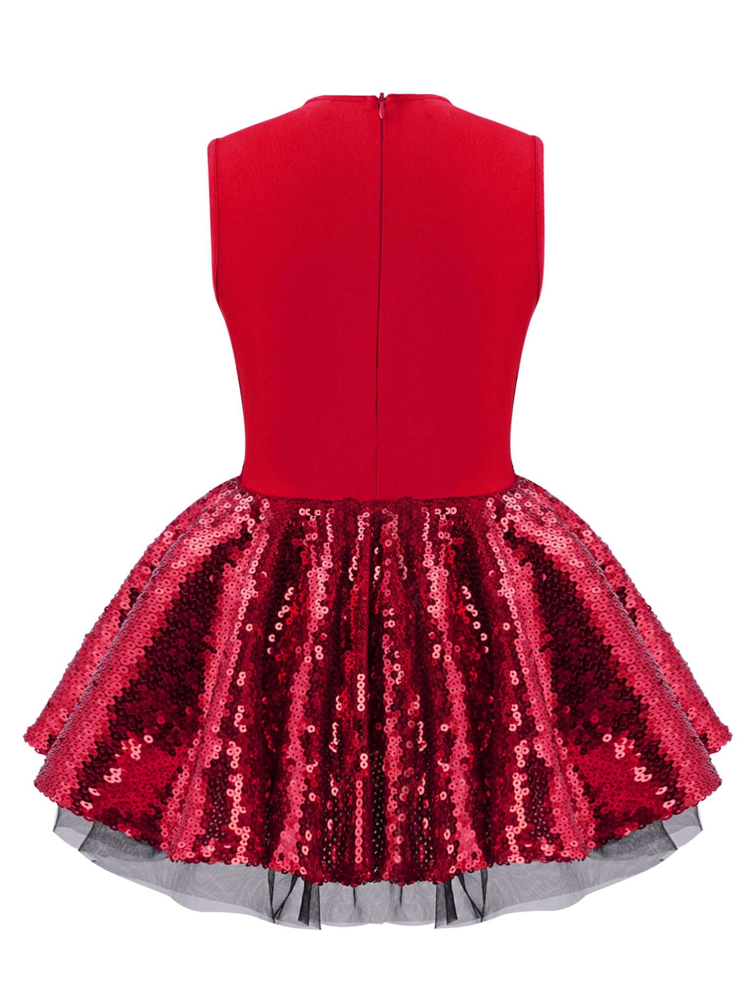 Vestido de circo para niña, uniforme con diadema, vestido de baile, vestido de Navidad, Halloween, carnaval, espectáculo, disfraz de danza