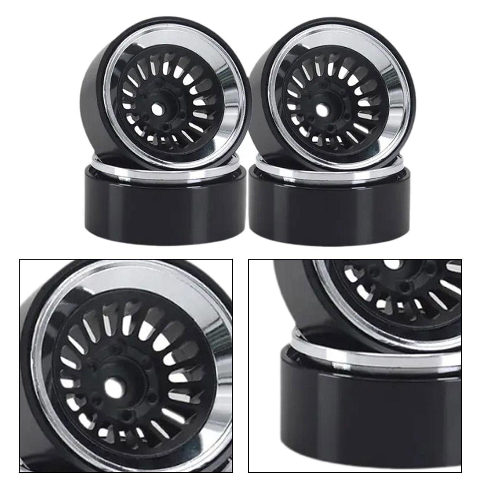 Amazon.co.jp: 4pcs 1.3インチRCリムハブプロフェッショナルRCタイヤ