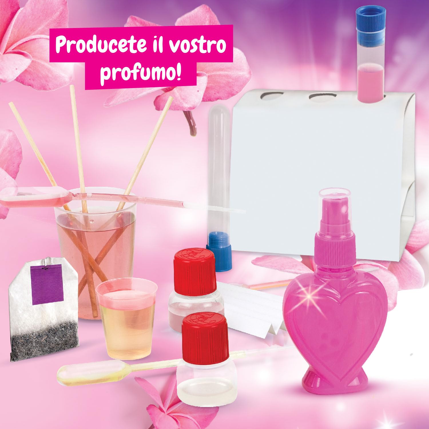 Science4you Fabbrica di Profumo - Laboratorio per fare Profumo per Bambina, Crea Acqua di Colonia Profumata, Giocattoli di Scienza e Gioco per Bambini, Regalo per Bambina e Bambino 8+ anni
