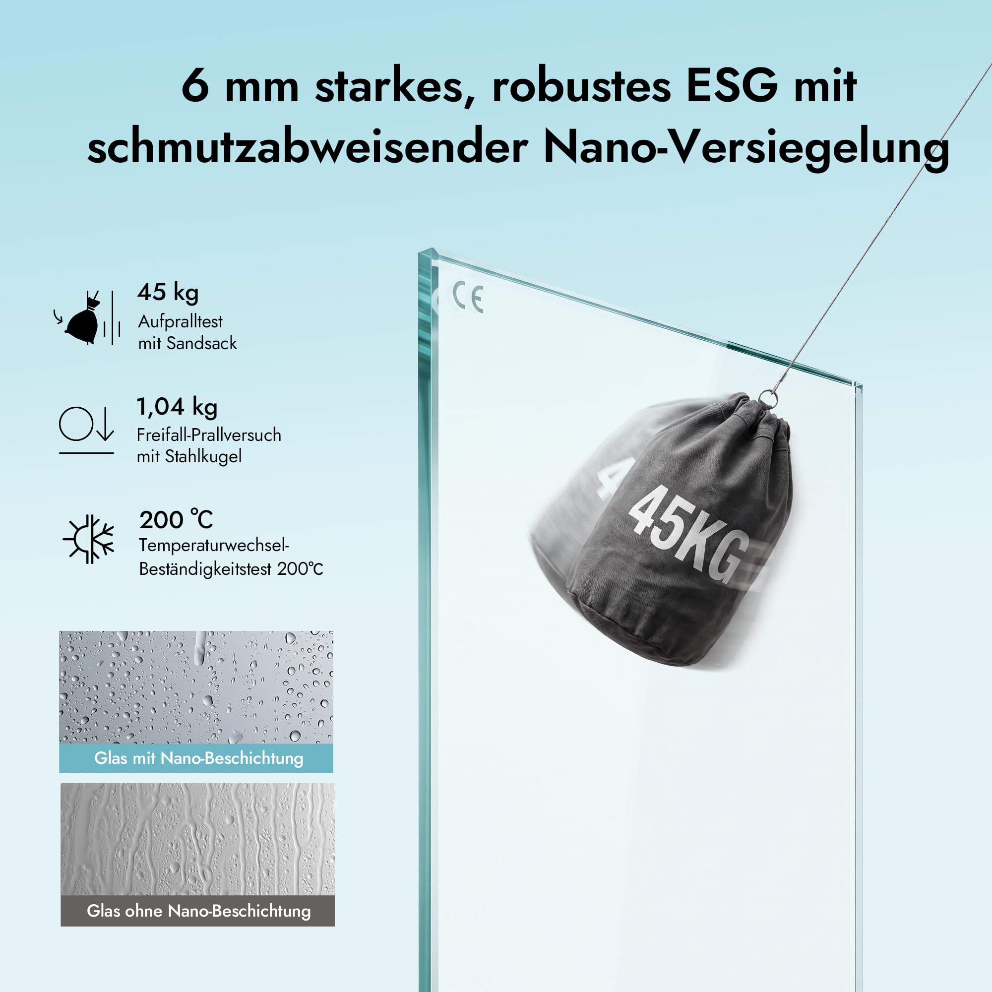 doporro Duschwand für Badewanne 90x140 cm Badewannenaufsatz Teilsatiniert