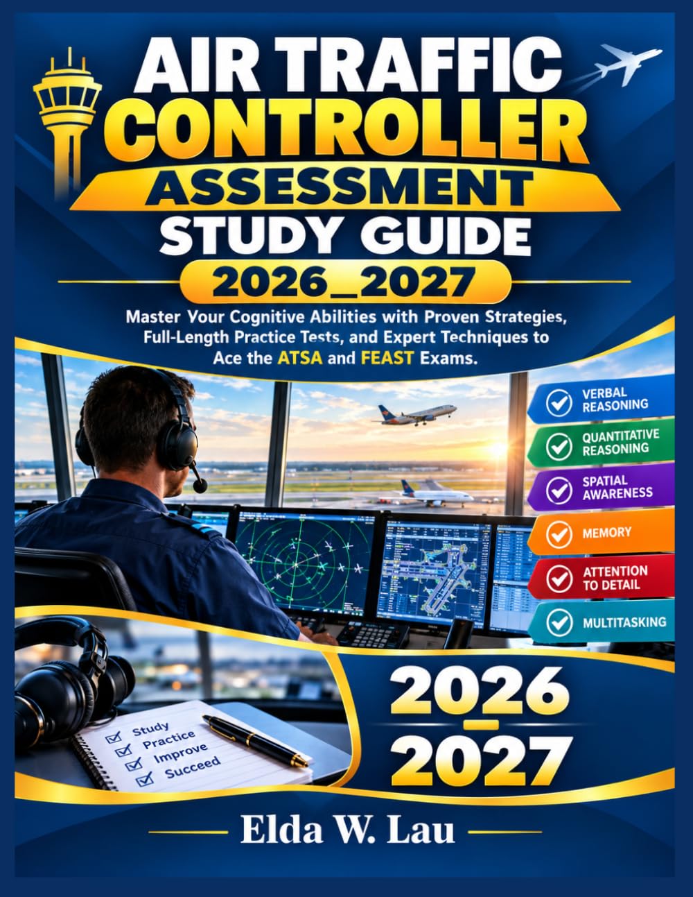 Air Traffic Controller Assessment Study Guide 2026_2027: Master Your Cognitive Abilities with Proven Strategies, Full-Length Practice Tests, and Expert Techniques to Ace the ATSA and FEAST Exams