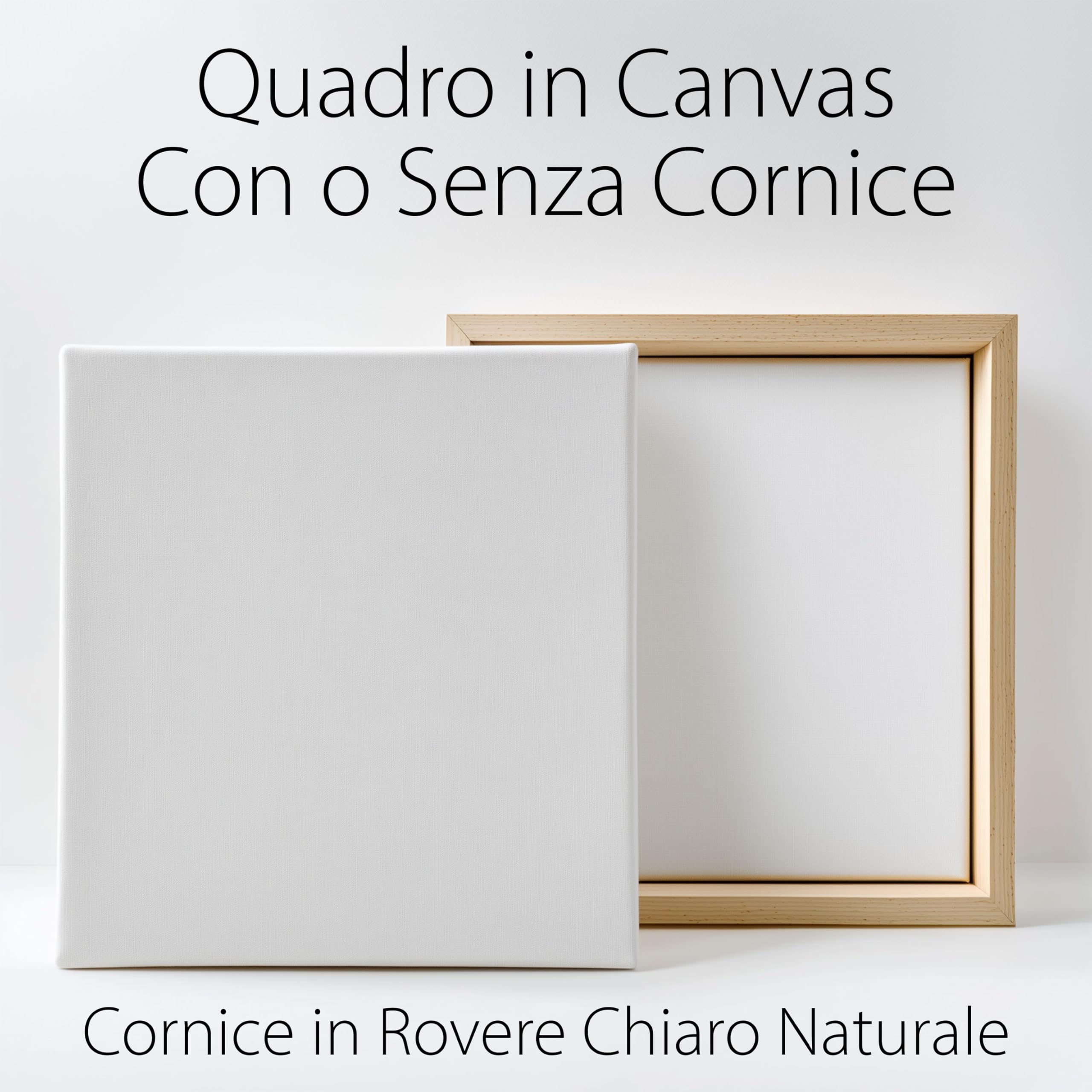 ConKrea - Quadro Personalizzato “Love Moments” 50x50 cm - Stampa su Tela con Foto Multiple - Idea Romantica per Coppia o Sposi