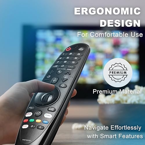Miniatura 9 de Mando a distancia mágico para LG UHD OLED QNED NanoCell Webos Smart TV Voice Magic Control remoto reemplazo AKB75855501 AN-MR20GA MR19BA MR21 MR22