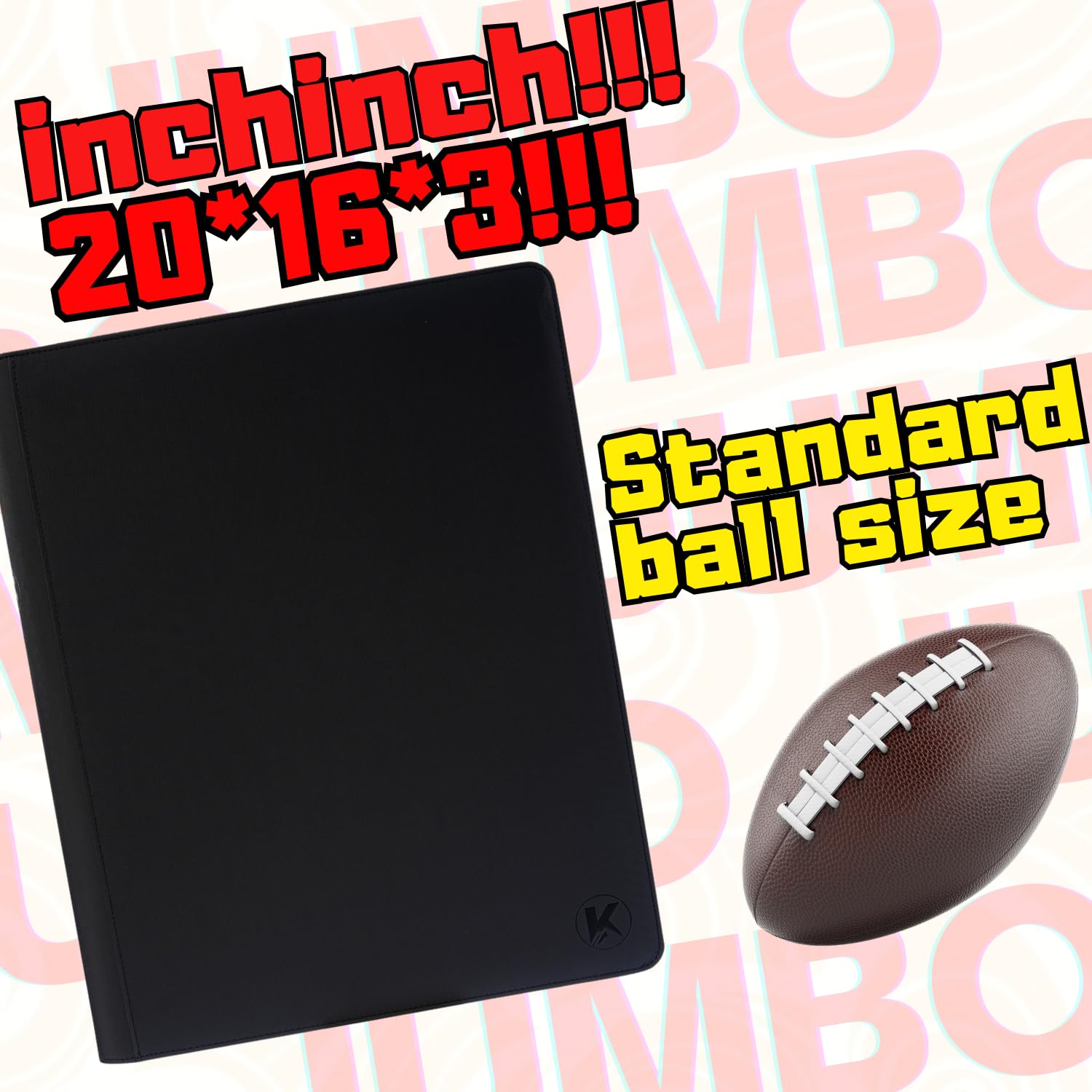 Carpeta de carga superior jumbo, con capacidad para más de 640 cargadores superiores para tarjetas, carpetas de carga superior de 16 bolsillos con fundas para tarjetas rígidas de 3 x 4