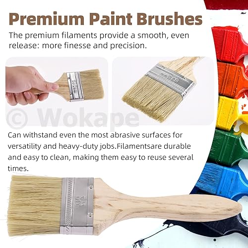 Miniatura 5 de Wokape Kit de 16 esponjas de lijado grueso de grano 80 con cepillo, bloque de lijado de espuma blanca para pulir muebles de plástico de madera y