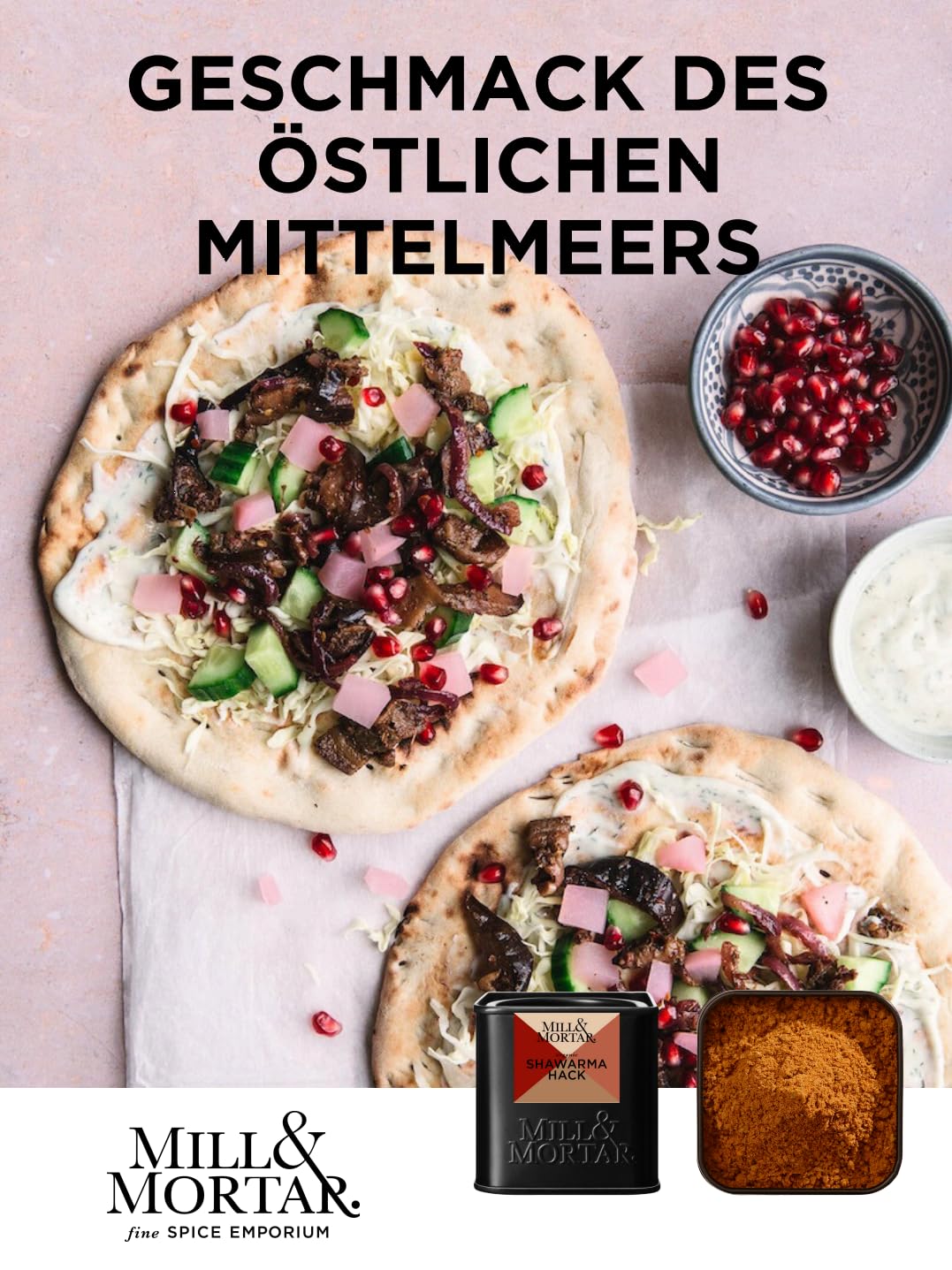 Mill & Mortar Veggie Lover Gewürz Geschenkset, 3 Bio-Mischungen ohne Salz | Cabbage Karma, Happy Roots, Shawarma Hack, mit Rezeptkarten, für Kohl, Wurzelgemüse & Bowls, für Frauen & Männer