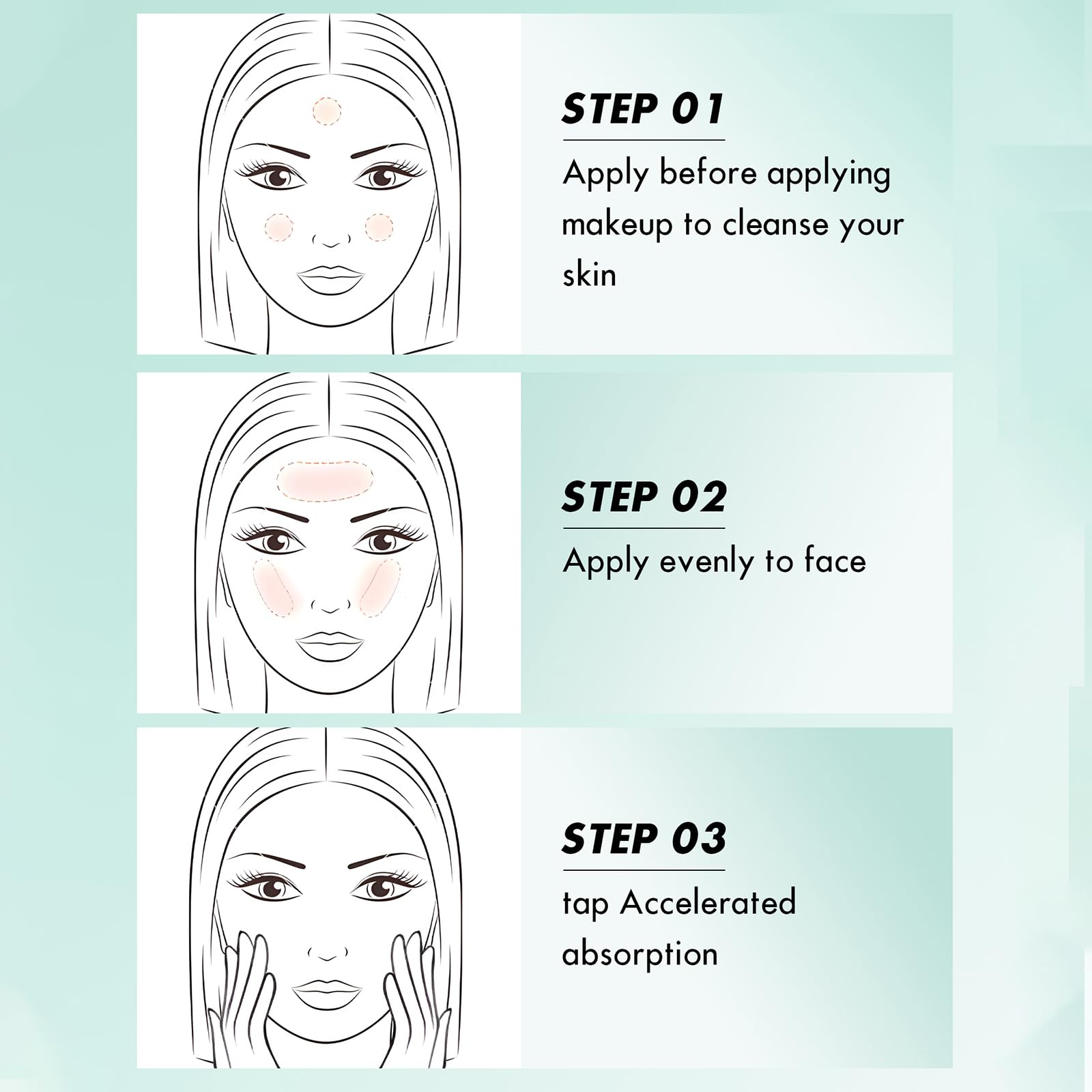 Gel Pre-Makeup Idratante per Pelle Liscia E Trucco Perfetto, Primer Viso Leggero E Duraturo, Riempie Pori E Rughe, Confezione Da 2 Pezzi (Rosa)