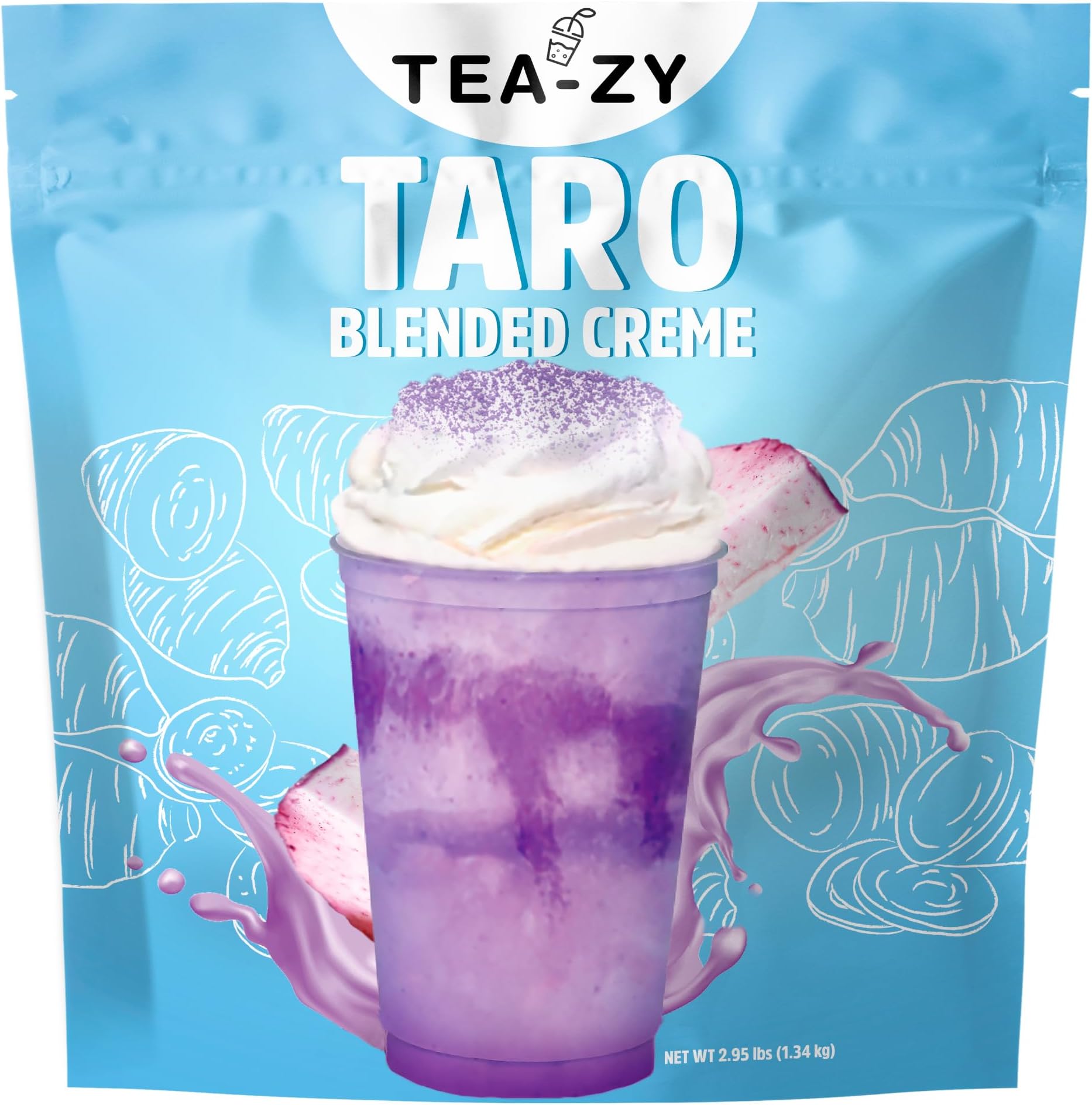 Amazon.com: Taro milk tea powder [2.95 lbs] (45 servings) taro powder ...