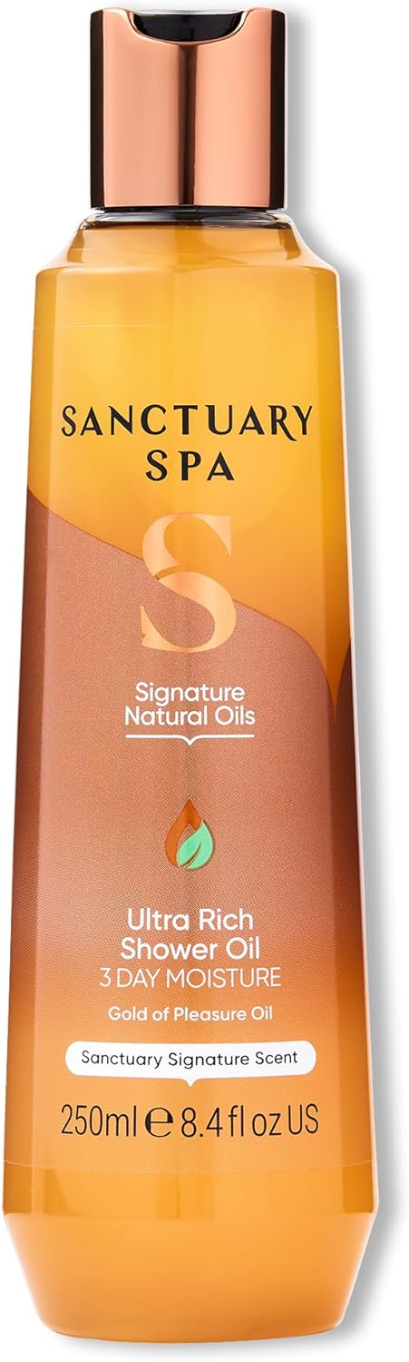 Sanctuary Spa Ultra Rich Shower Oil for Dry Skin, No Mineral Oil ...