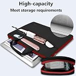 Sac à bandoulière Slim pour ordinateur portable 13-14 pouces avec petit boîtier compatible avec 14" MacBook Pro, 13" Mac Air/Pro, XPS 13/14 et plus