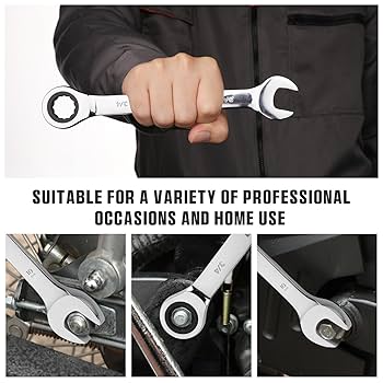 GRENPRO Ratcheting Wrench Set, Combination Wrench Set, 22