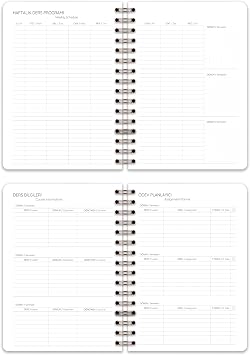 Matt Notebook 2026-2027 A5 Akademik Ajanda Spiralli 15x21 cm - 17 Aylık