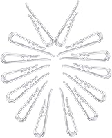 Jsehchya 850PCS Clear Alligator Clips with Teeth - Transparent Plastic Clothespins for Shirts, Ties, Socks, Pants & Sewing - Secure No-Slide Grip