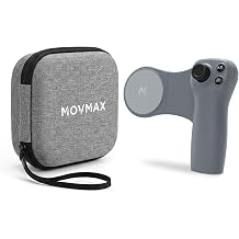 MOVMAX Wireless Remote Controller with Storage Case for DJI Osmo Pocket 4/3/2, Magsafe Phone Holder Mount with Hall Effect Joystick, Long Battery Life,Bluetooth Connetction,Pocket Controller Mount