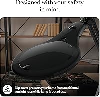 Vista 8 de Lámpara LED de aumento, con brazo giratorio, luz ajustable, para computadoras, escritorios, manualidades o bancos de trabajo, de Brightech