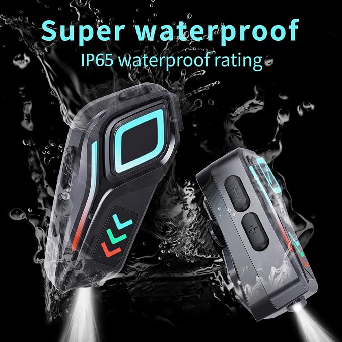 Auricular Bluetooth para Casco de Moto Bewinner miniatura 5