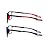 JOON-joon Reading Glasses Men 2 Pairs Sports Style Comfortable and Flexible Blue Light Blocking Readers for Men+1.5(Upgrade,Red&Blue)