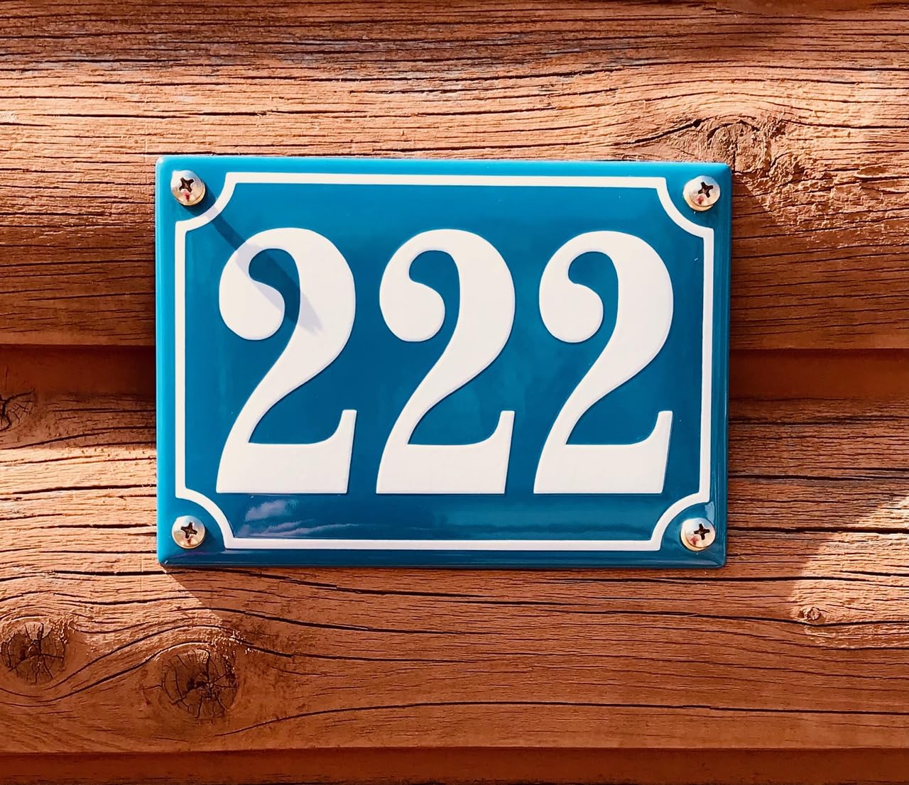 Numéro de Maison | 12x17 cm | Plaque emaillée personnalisée Panneau de Porte | Numéro de Rue, Plaque Numéro de Maison, Plaque Signalétique extérieure, Panneau de Porte
