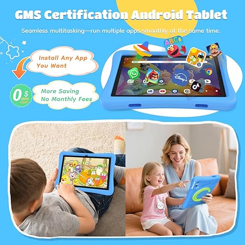 Miniatura 6 de SVITOO Tableta para niños de 10 pulgadas, tabletas Android para niños pequeños con controles parentales, 20 GB Ram 64 GB ROM 1 TB expandible, cámara