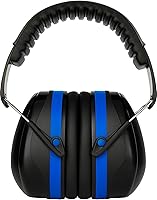 G&F 34dB NRR Safety Ear Muffs 2-Pack: Adjustable Hearing Protection for Shooting, Work, Mowing & Kids