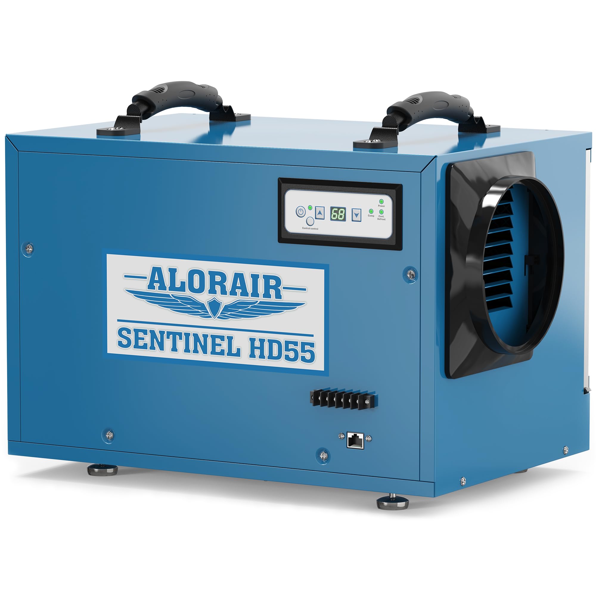 ALORAIRCommercial Dehumidifier 113 Pint, with drain Hose for Crawl Spaces, Basements, Industry Water Damage Unit, Compact, Portable, Auto Defrost, Memory Starting, 5 Years Warranty, Sentinel HD55