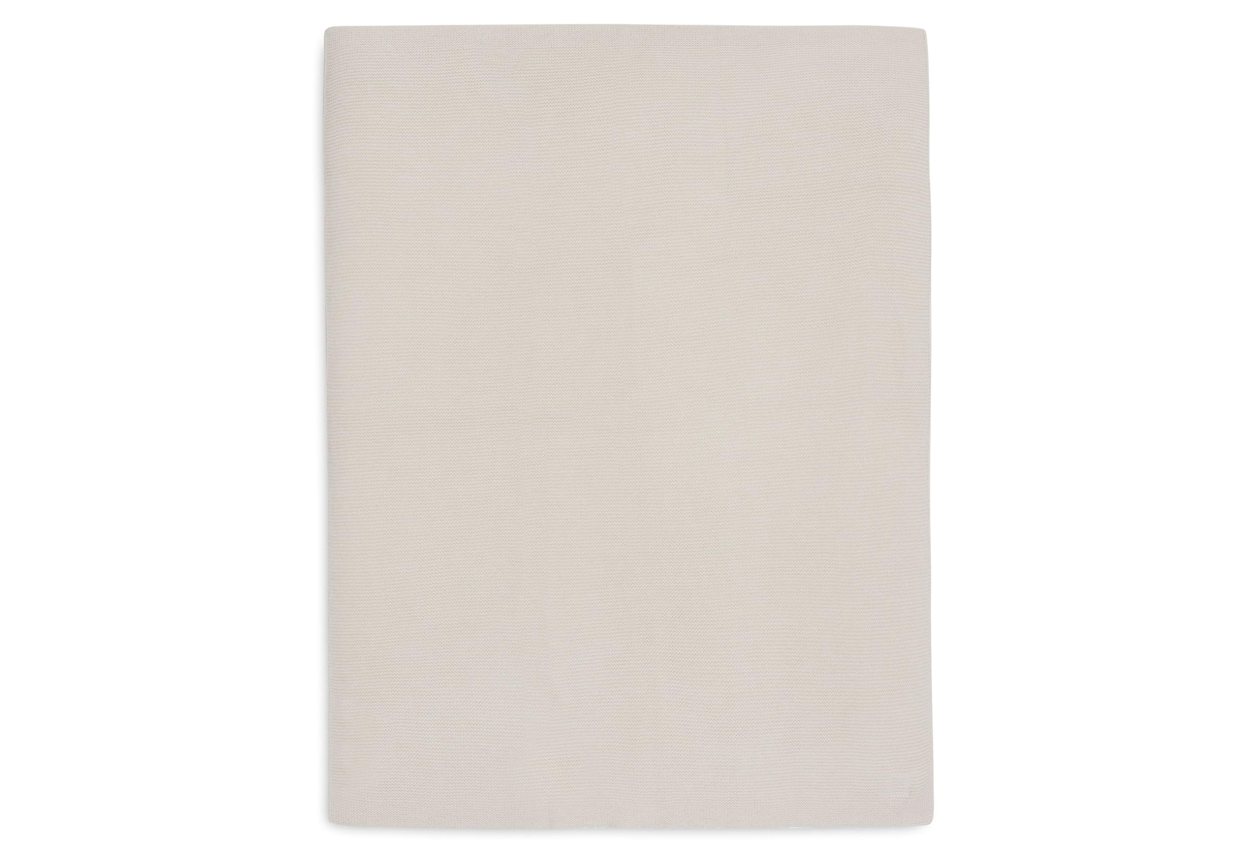 Jollein Baby Blanket Basic Knit - Oatmeal - 75x100cm - Cotton - for Baby Cradle - 0.5 TOG - Oeko-TEX Certified - Image 2