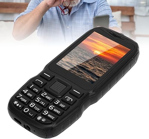 Miniatura 7 de PUSOKEI Teléfono celular para personas mayores, teléfono móvil 2G para ancianos, pantalla de 2.6 pulgadas, altavoz fuerte, batería de 3000 mAh