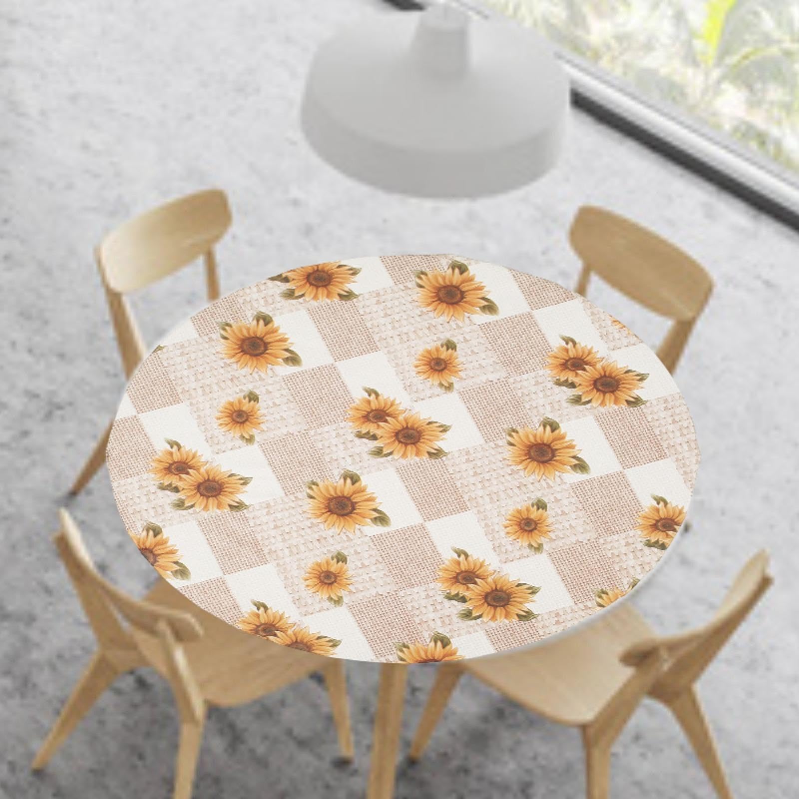 Enakshi® Flower Table Cloth Nordic Table Protector for Celebration Wedding Holiday 48 Inch|Home & Garden | Kitchen, Dining & Bar | Linens & Textiles | Tablecloths-image-34