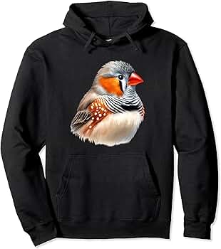 Amazon.com: Zebra Finch Bird Vibrant Realistic Artwork