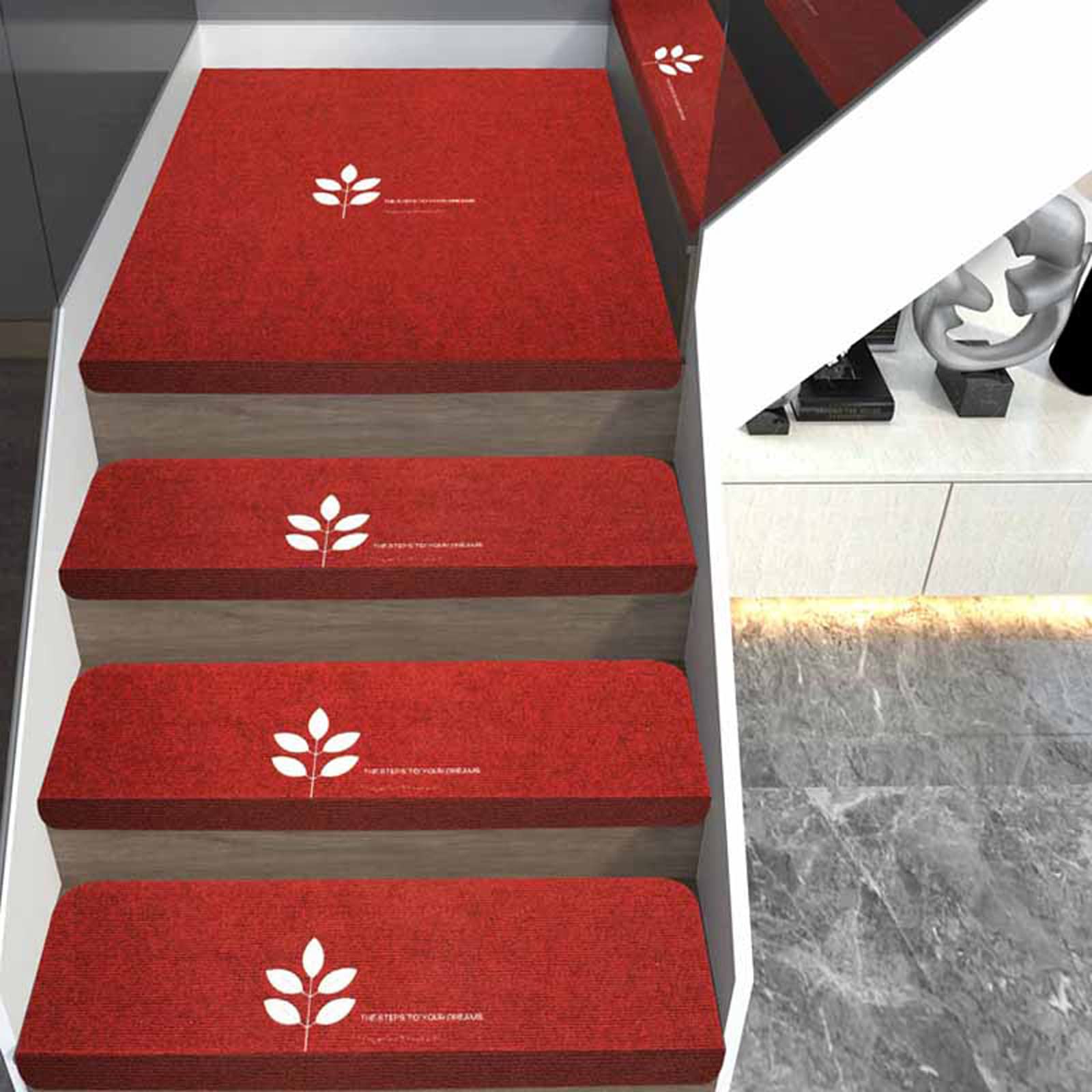 15pcs Tapis Marche Escalier Tapis Escalier Antidérapant Sécurité avec Adhésif Marchettes d'escalier Antidérapant escalier Tapis d'escalier