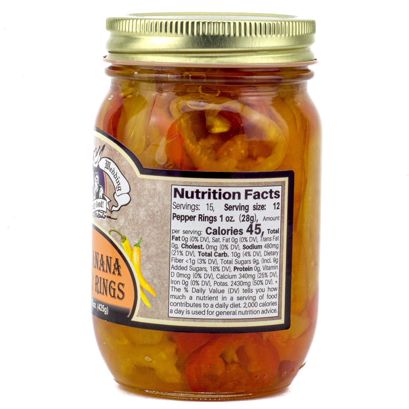 Amish Wedding Hot Banana Peppers (2 Jars)