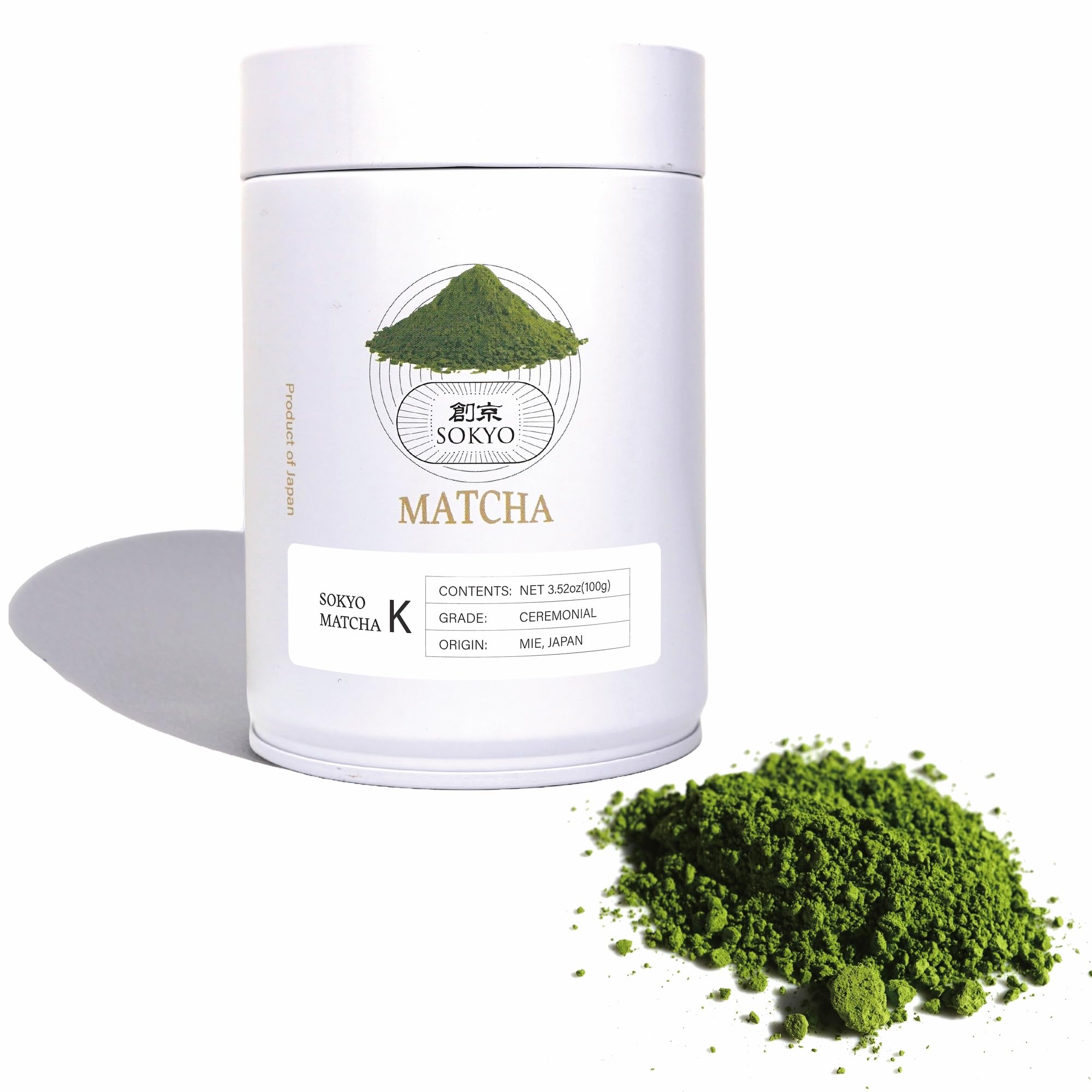 SOKYO ceremonial matcha powder series powdered green tea Japanese matcha 3 52oz 100g Mie Ceremonial K