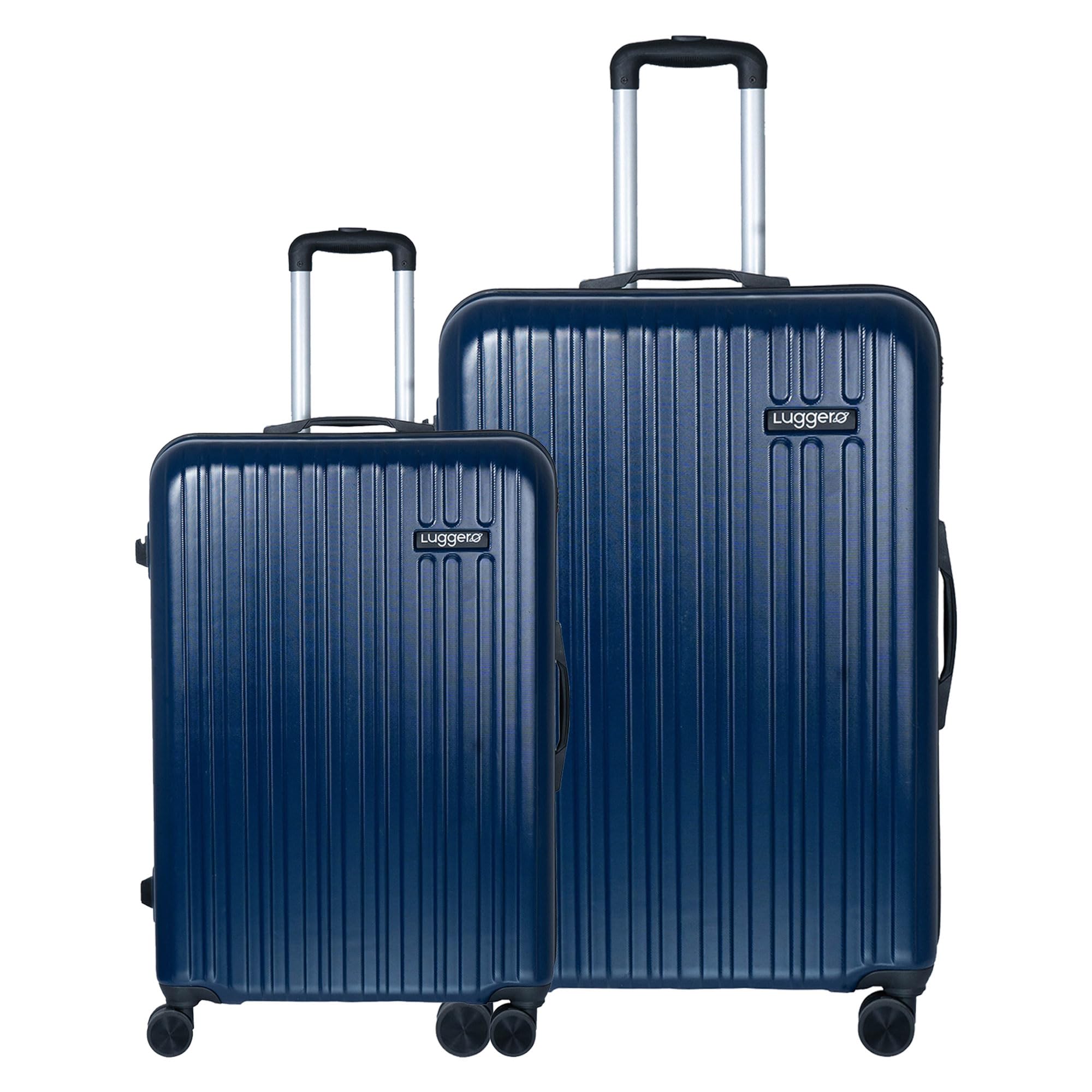 luggero Classic Light-Weight & Durable Polycarbonate DEEP Blue Unisex Hard Luggage|Set of 2 (L+S)|8 Smooth Spinner TPV Wheels| Outer Combi Lock | Trolley Bag-picture-21