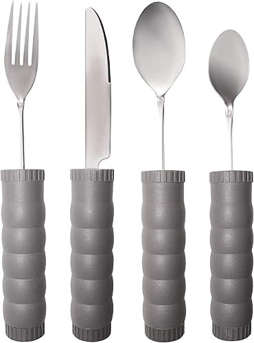 Rehabilitation Advantage Juego de utensilios con peso ajustable, centro de lavadora