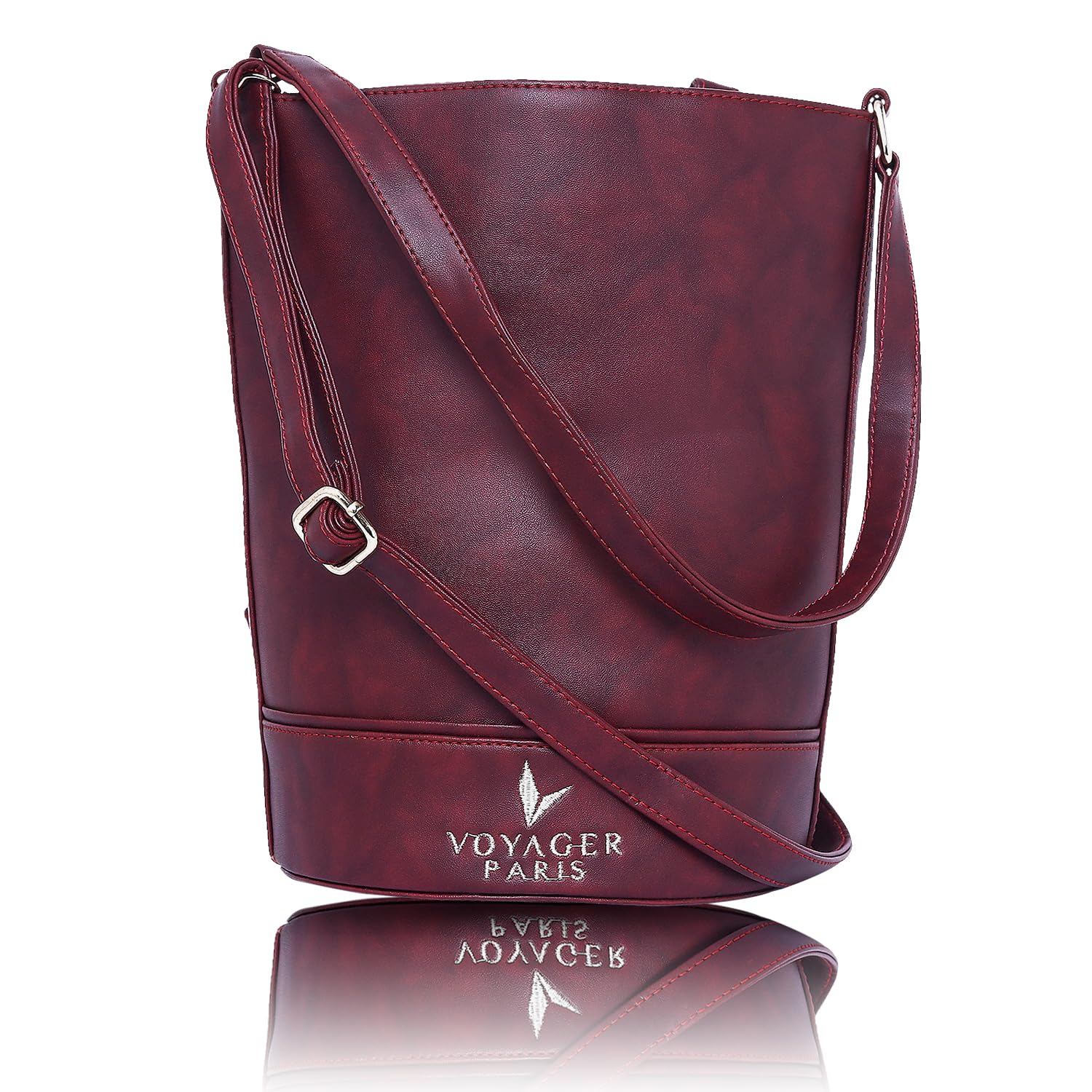 VOYAGER PARIS Camelia Tote Bag for Women | Vegan Leather Bucket Bag | Ideal Shoulder Bag for Women & Girls (B0CG1M4KL5) Amazon Price History, Amazon Price Tracker