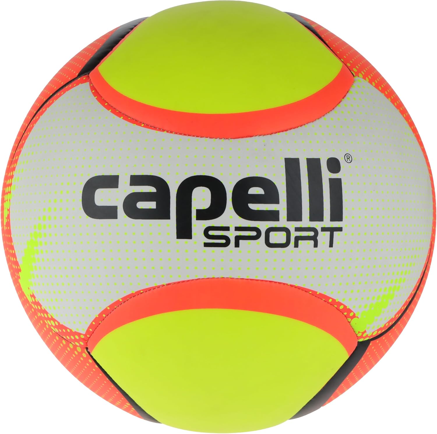 Capelli Sport Soccer Ball Size 5, Rio Beach Soccer Ball, Outdoor and Indoor Training, Neon Yellow