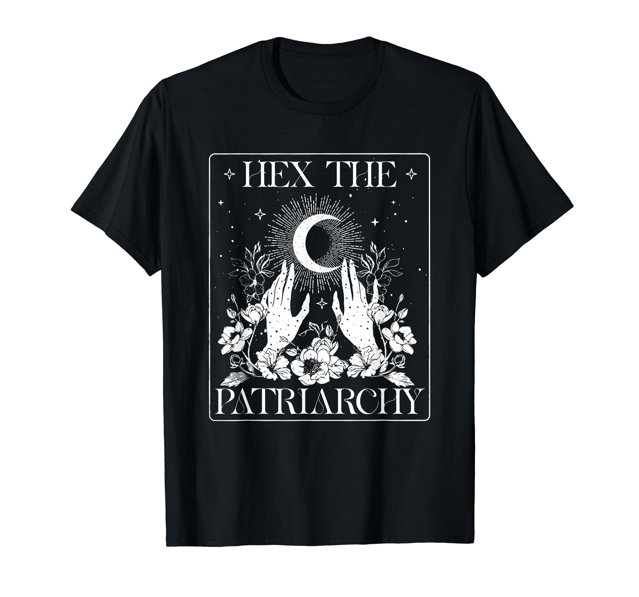 Women Hex The Patriarchy Women's Rights HalloweenHex The Patriarchy Halloween Feminist Witch T-ShirtOEKO-TEX STANDARD 100