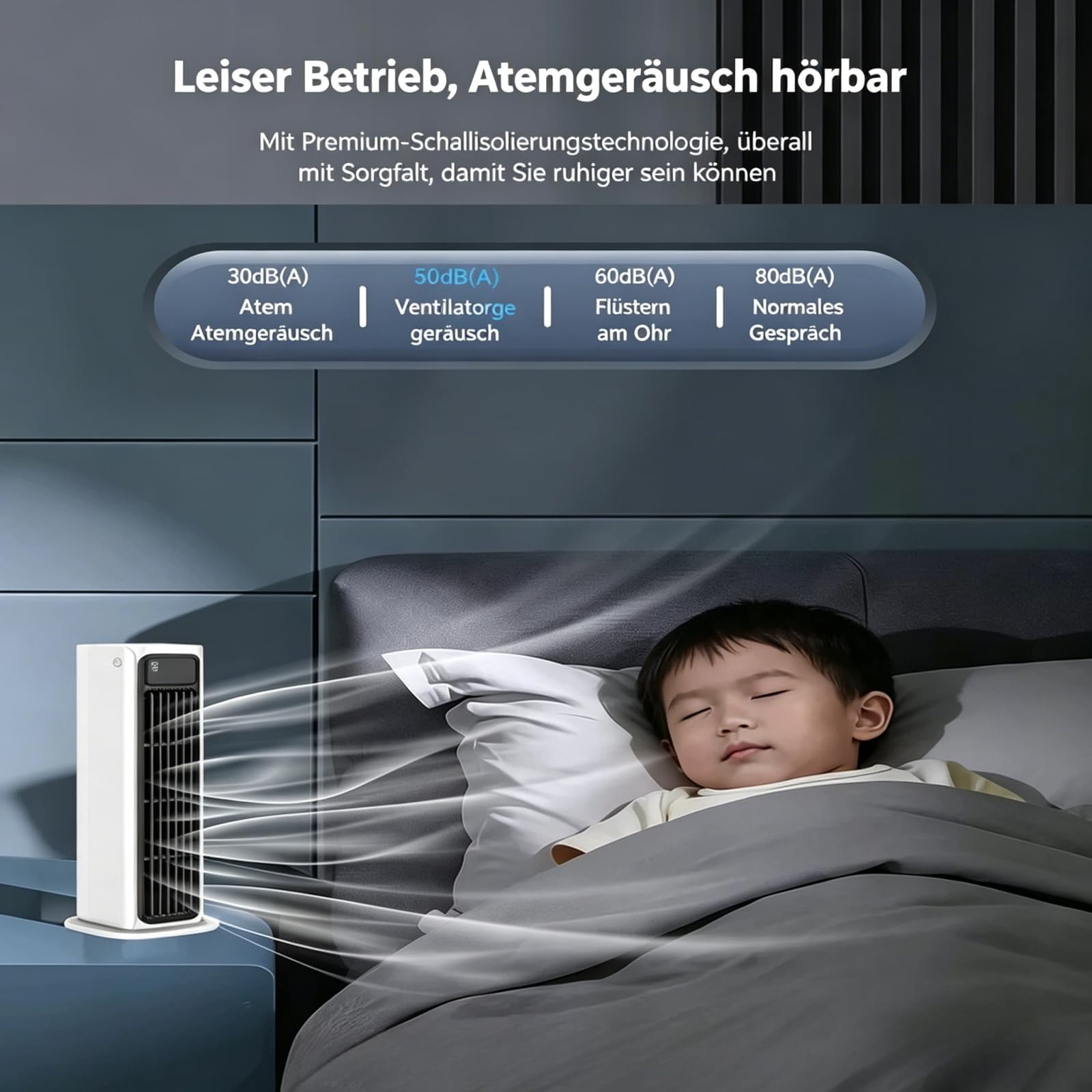 AirZuma Klimaanlage Original,mit der CoolCore Technologie,Mobiler Verdunstungsluftkühler,Blattloser Leiser Ventilator,Energiesparend,3 Kühlstufen für Zuhause,Büro und Unterwegs