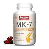 Jarrow Formulas MK-7 90 mcg - Bioactive Form of Vitamin K2-120 Servings (Softgels) - for Bone & Cardiovascular Health - Vitamin K2 MK-7 Dietary Supplement - Gluten Free