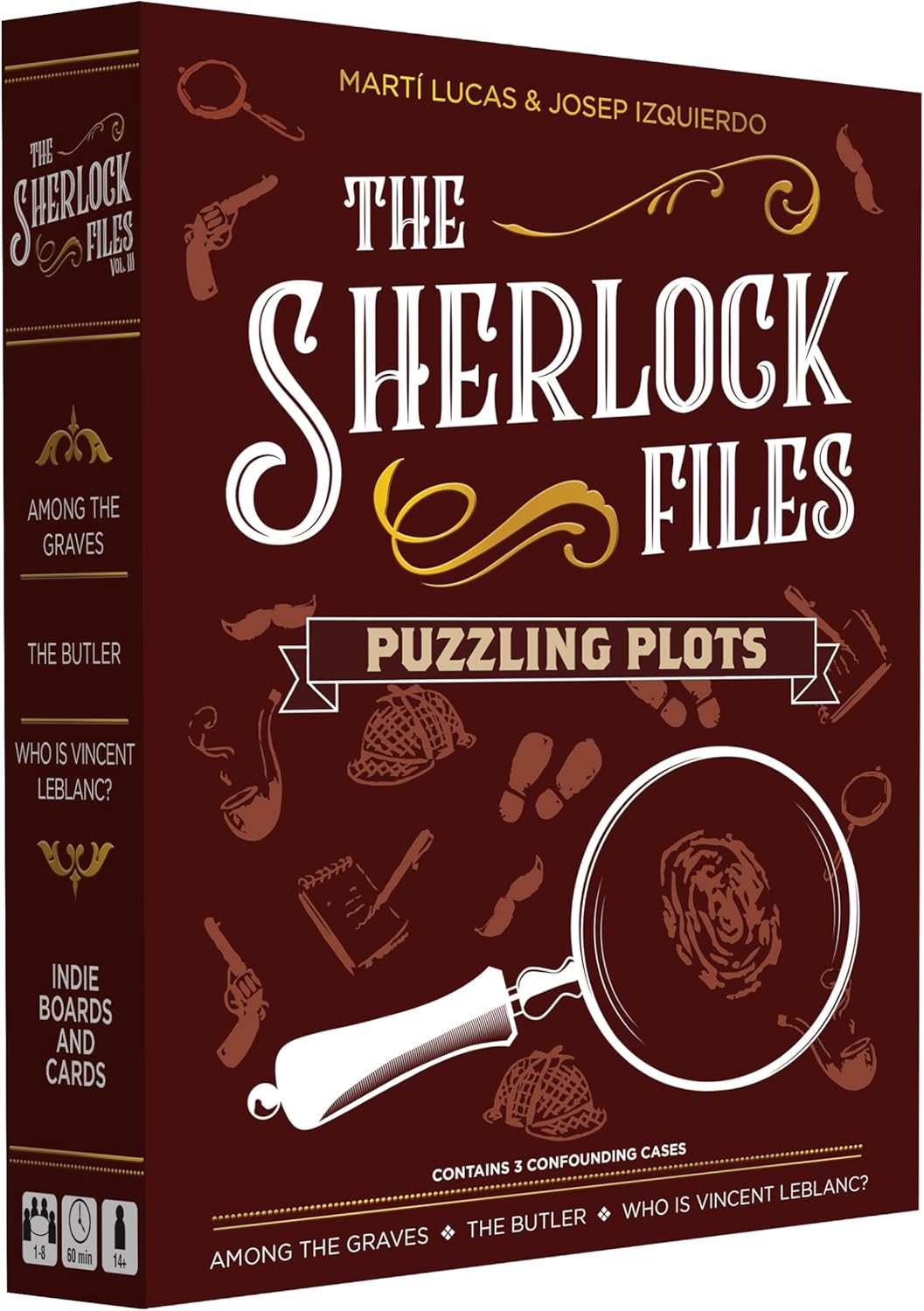 Indie Boards and Cards The Sherlock Files: Puzzling Plots, Brown