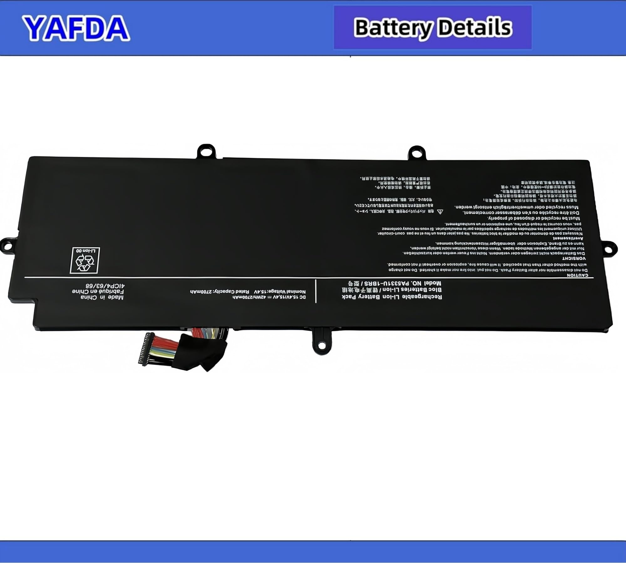Amazon.com: Yafda PA5331U-1BRS Laptop Battery Replacement for
